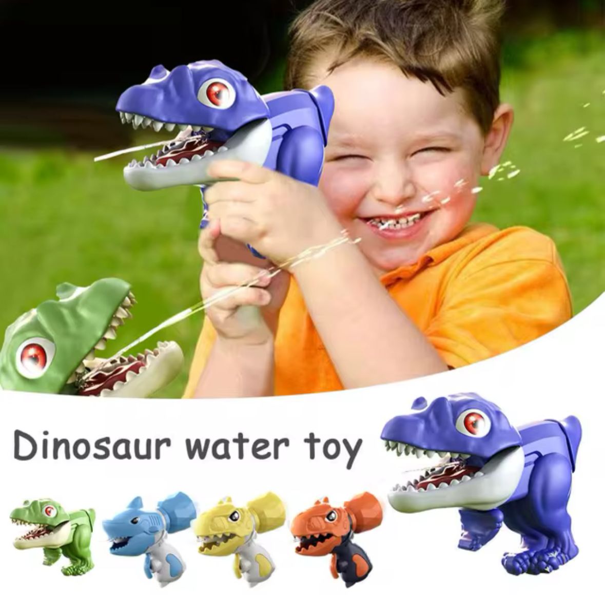 Pistola de agua DINOSAURIO